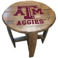 thumbnail image 1 of Texas A&M Aggies Team Oak Barrel Table, 1 of 1