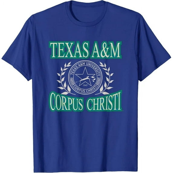 Texas A&M Corpus Christi Islanders Laurels Royal Blue T-Shirt Unisex S-5XL Hot Trending Shirt, Vintage Birthday Gift