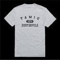 thumbnail image 1 of Texas A&M International University DustDevils Distressed Arch College T-Shirt, Heather Grey - Medium, 1 of 1