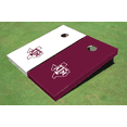thumbnail image 1 of Texas A&M "State Outline" Alternating Solid Cornhole Boards, 1 of 1