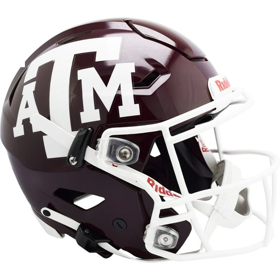 Texas AM Aggies Maroon Riddell NCAA Authentic Speedflex Full Size Helmet