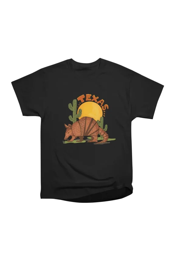Texas Armadillo T-Shirt Tee Gift For Him Merch For Her Apparel For Friend