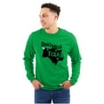 thumbnail image 1 of Texas Attitude Cool TX Cow Steer Bull Long Sleeve TShirt Men Women Brisco Brands X, 1 of 6