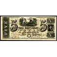 thumbnail image 1 of Texas Banknote, 1840. /Nnote For Five Dollars Issued By The Treasury Department Of The Republic Of Texas, 1840. Poster Print by  (24 x 36), 1 of 1