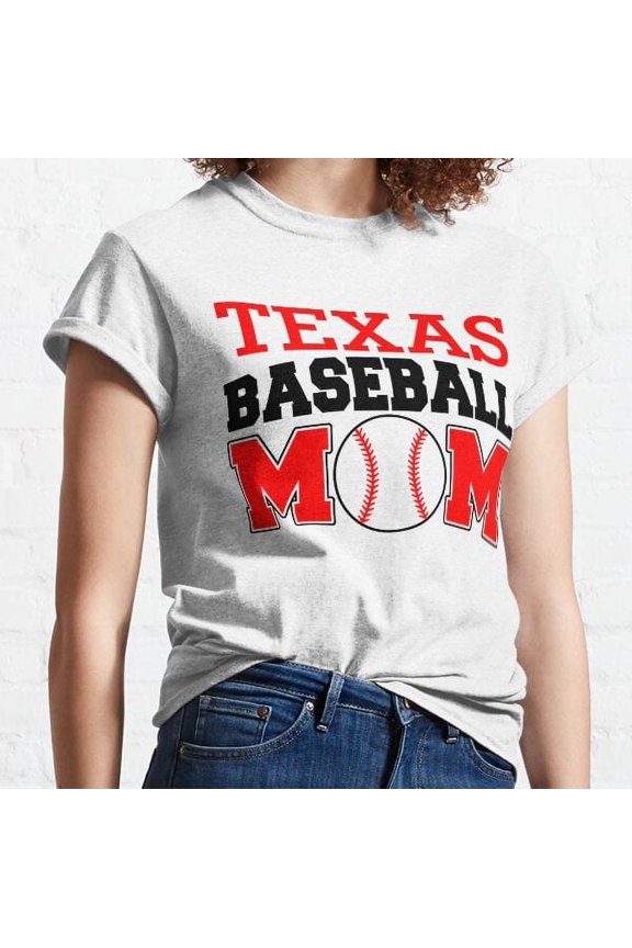Texas Baseball Mom Classic T-shirt