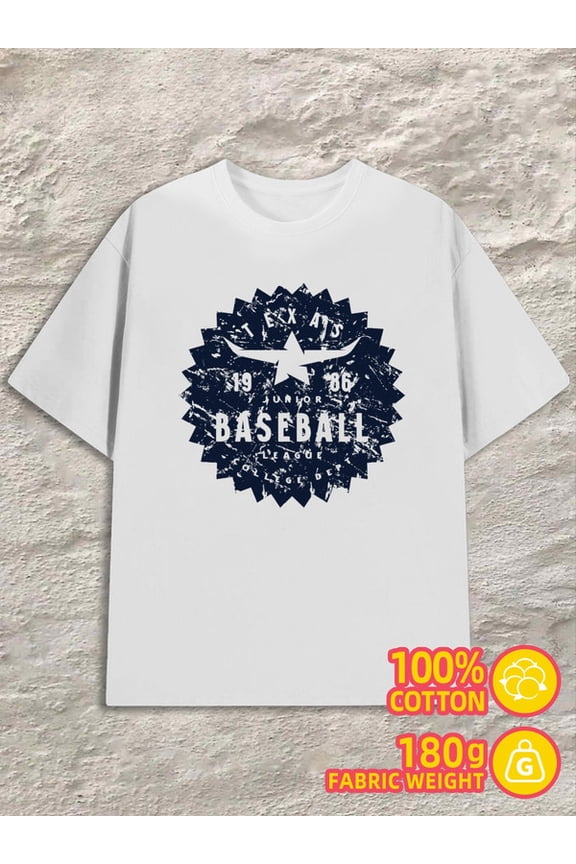 Texas Baseball Tee men's 180G 100% Cotton white Vintage Unisex Shirt Cotton tshirts Fashion Unisex Shirt Printed tshirts Unique Design Unisex Shirt Graphic Tee tshirts