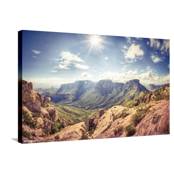 Texas - Big Bend National Park Canvas Wall Poster, 22.375" x 34"