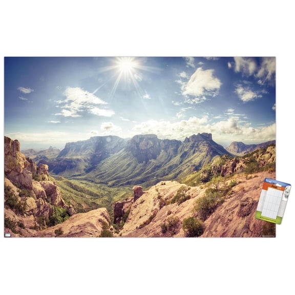 Texas - Big Bend National Park Wall Poster, 22.375" x 34"