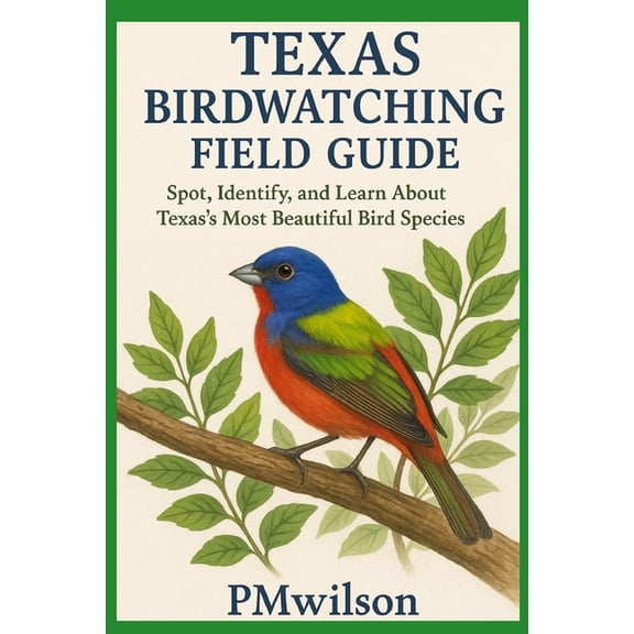 Texas Bird Watching Field Guide: Spot, Identify, and Learn About Texas's Most Beautiful Bird Species, (Paperback)