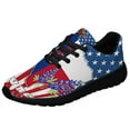 thumbnail image 1 of Texas Bluebonnet American flag Shoes Sneakers Black Size 9.5, 1 of 7