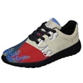 thumbnail image 1 of Texas Bluebonnet Flower God Bless Texas Shoes Sneakers Black Size 11, 1 of 7