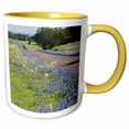 thumbnail image 1 of 3drose, Texas Bluebonnet Flowers in Bloom, Central Texas, Usa - Us44 Ldi0788 - Larry Ditto, 15oz Two-tone Yellow Mug, 1 of 6