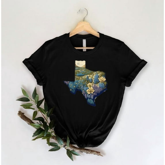 Texas Bluebonnet Shirt, Texas Fan Gifts, Texas State Flower Shirt, Cute Shirts, Flower Shirt, State Of Texas Shirt, Bluebonnet Lover Shirt