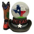 thumbnail image 1 of Texas Boot and Cowboy Hat Snow Globe, 1 of 2