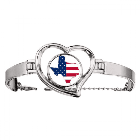Texas Bracelet Heart Jewelry Wire Bangle