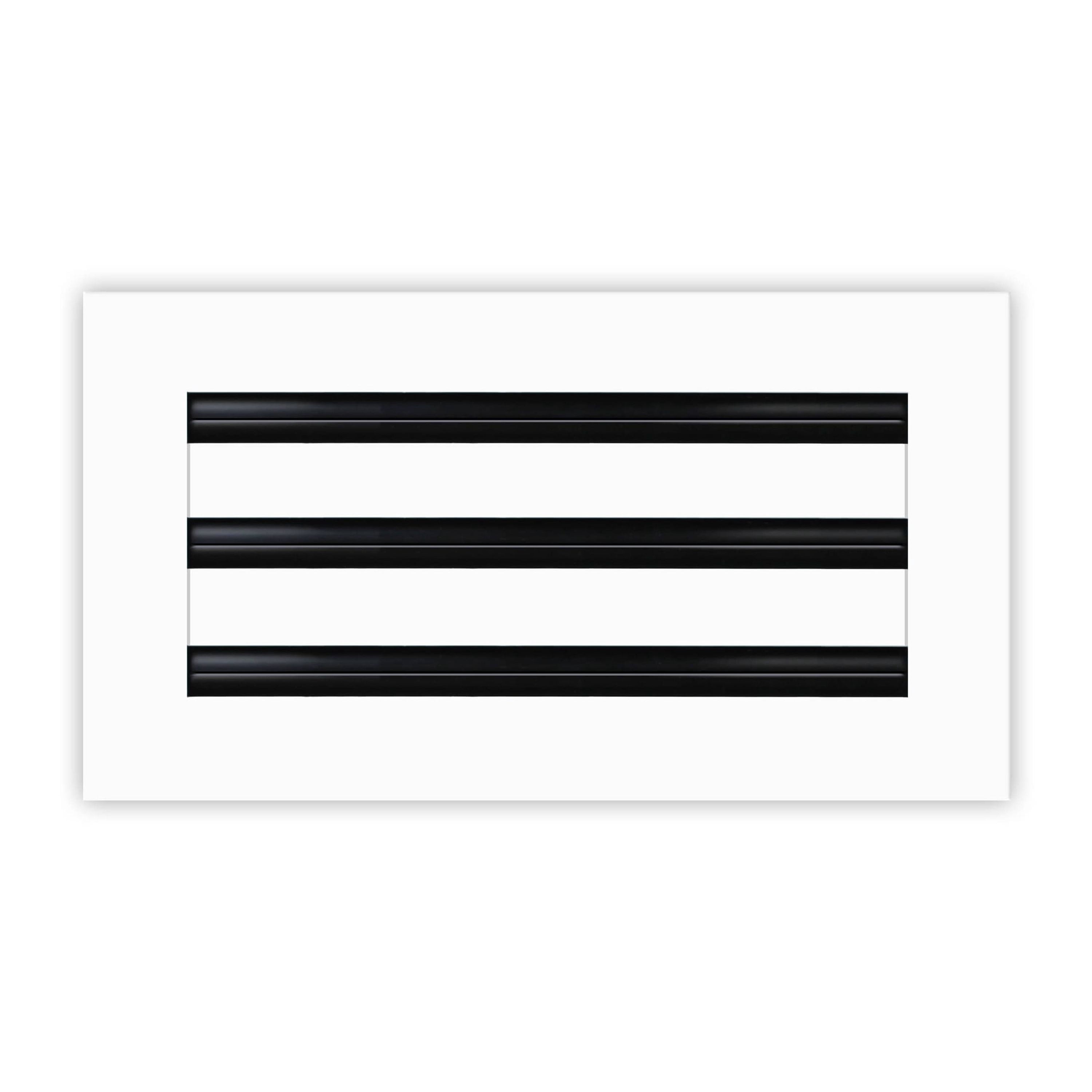 BUILDMART - 12x6 Modern AC Vent Cover - Decorative White Air Vent - Standard Linear Slot Diffuser - Register Grille for Ceiling, Walls & Floors - Texas Buildmart