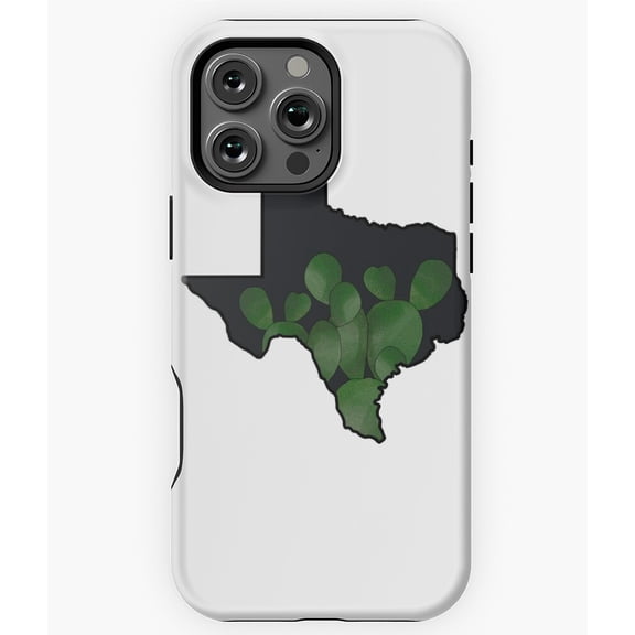 Texas Cacti Desert Succulent Plant Phone Case for iPhone 16 15 14 13 12 11 Pro Max