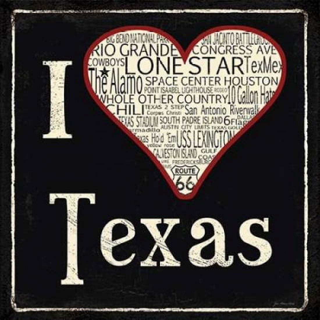 Texas Canvas Art - Jo Moulton (24 x 24)