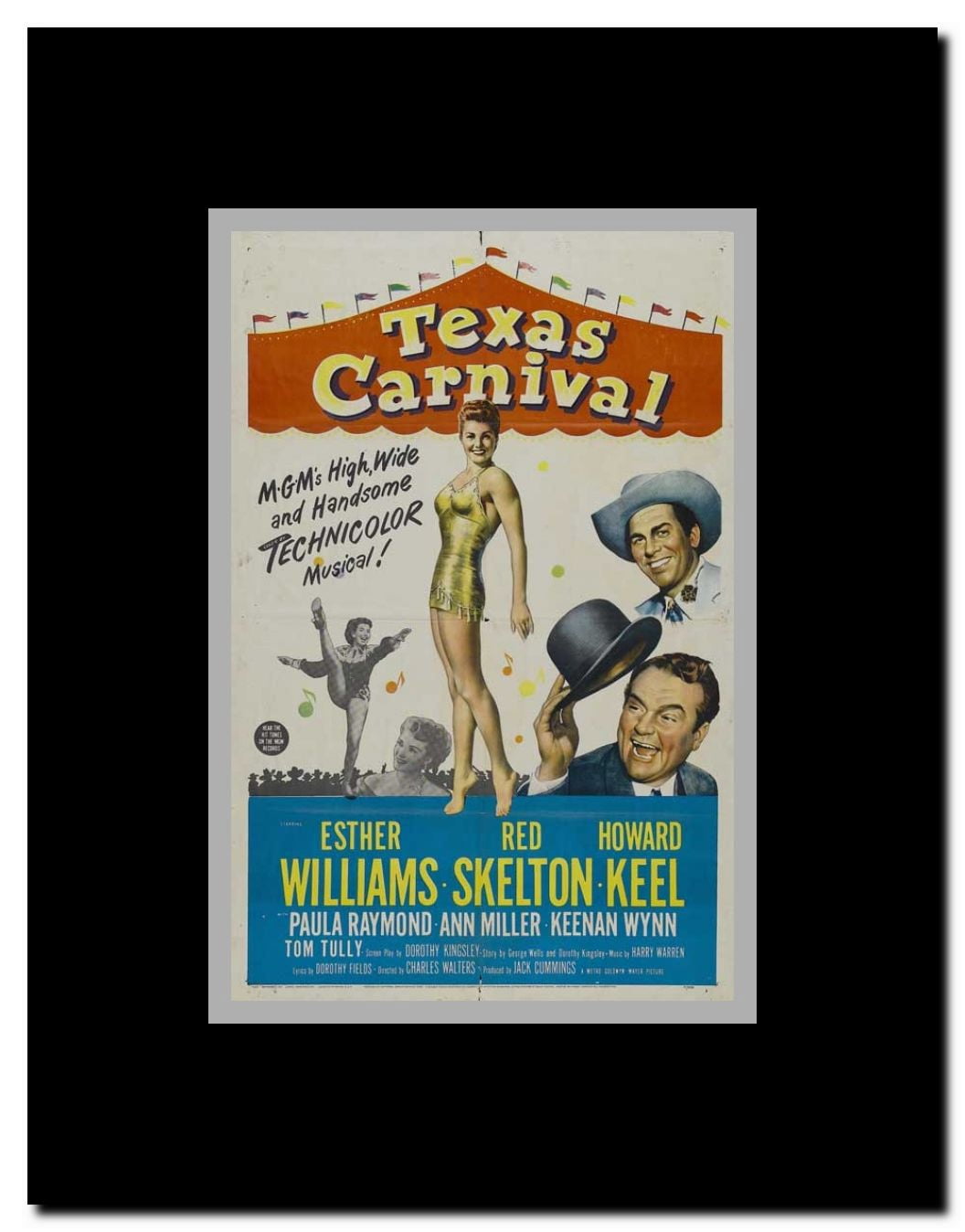 Texas Carnival Framed Movie Poster