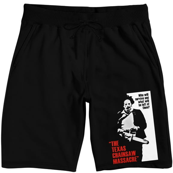 Texas Chainsaw Massacre Black Lounge Shorts - XXL
