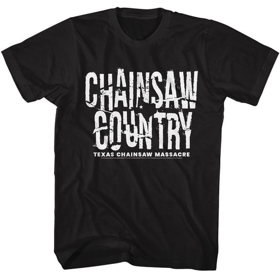 Texas Chainsaw Massacre Country Black T-Shirt