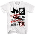 thumbnail image 1 of Texas Chainsaw Massacre Leatherface Bzzz White T-Shirt, 1 of 2