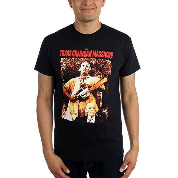 Texas Chainsaw Massacre Leatherface and Grandpa Men's T-Shirt SM, MD, LG, XL, XXL New
