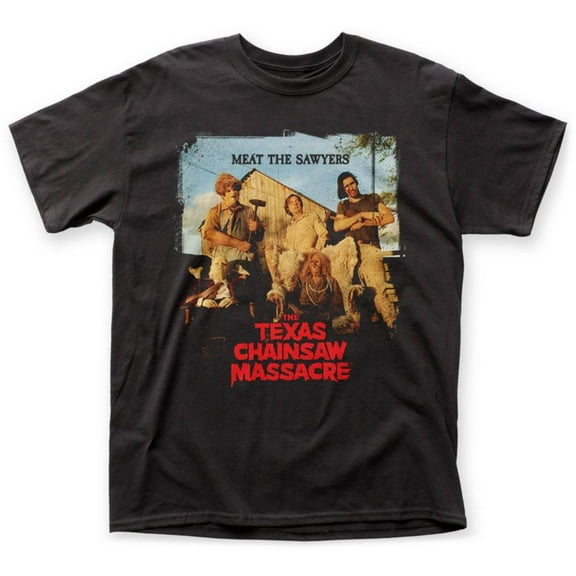 Texas Chainsaw Massacre - Mens Meat the Sawyers T-Shirt S