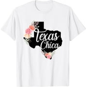 Texas Chica Texan Texas Map Texas Chica T-Shirt