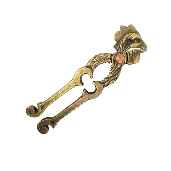 Texas Chicken Ranch Solid Brass Nut Cracker Vintage Rooster Nutcracker Farmhouse Kitchen Tool TX Home Decor