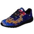 thumbnail image 1 of Texas ChriStas Santa Is Coming To Texas Shoes Sneakers Black Size 10, 1 of 7
