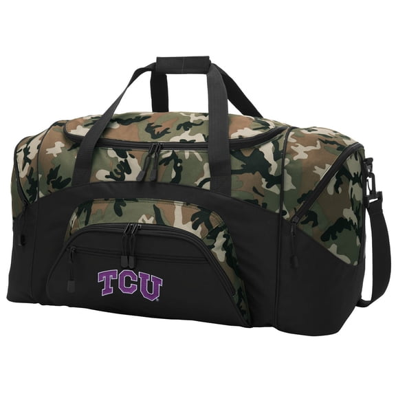 Texas Christian CAMO Duffel Bag TCU GYM BAG