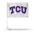 thumbnail image 1 of Texas Christian TCU 11X14 Window Mount 2-Sided Car Flag, 1 of 6