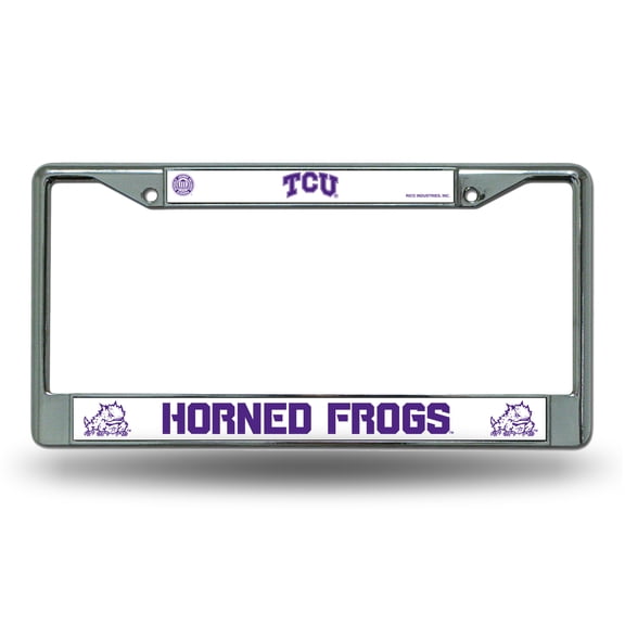 TEXAS CHRISTIAN U CROME FRAME
