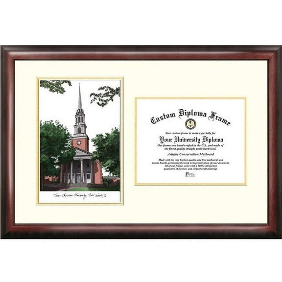 Texas Christian University 8.5" x 11" Scholar Diploma Frame