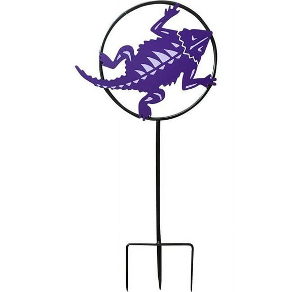 Texas Christian University TCU "Horned Frog" Wrought Iron Yard Decor