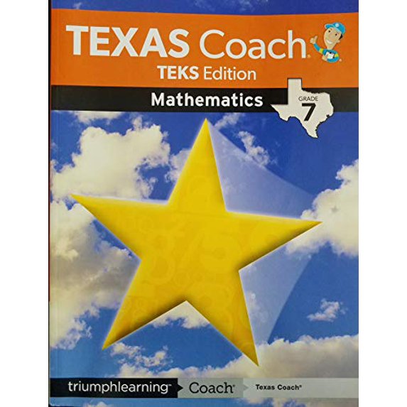 Pre-Owned Texas Coach, TEKS Edition, Mathematics Grade 7 by Triumph Learning (Paperback), English