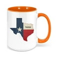 thumbnail image 1 of Texas Coffee Mug, Texas Is Home, Texas Cup, TX Mug, TX Is Home Mug, Texan Mug, Gift For Him, Lone Star State, TX Cup, Gift For Texas, Mugs, ORANGE, 1 of 1