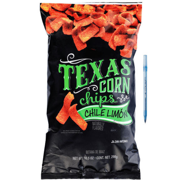 Texas Corn Chips Chile Limn 10.5 oz