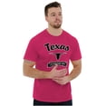 thumbnail image 1 of Texas Cute Cursive TX Souvenir Men's Graphic T Shirt Tees Brisco Brands L, 1 of 6