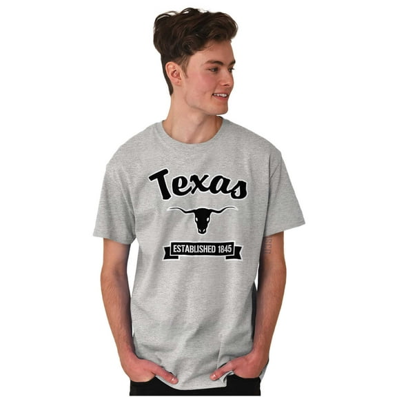 Texas Cute Cursive TX Souvenir Men's Graphic T Shirt Tees Brisco Brands L