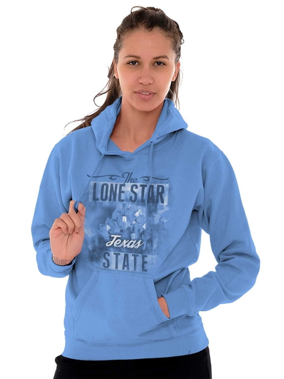 Texas Cute TX State Flower Souvenir Hoodie Sweatshirt Women Brisco Brands S