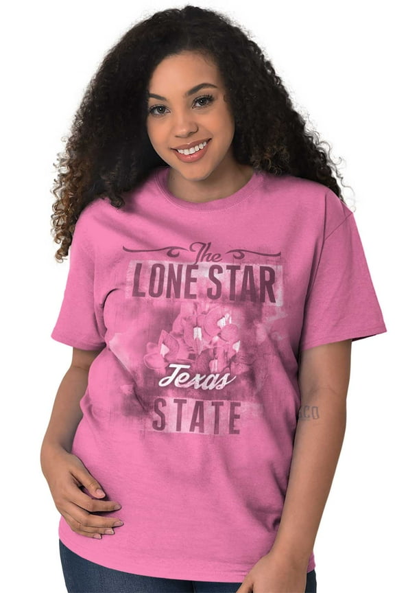Texas Cute TX State Flower Souvenir Women's Plus Size Graphic Tee Brisco Brands 2X