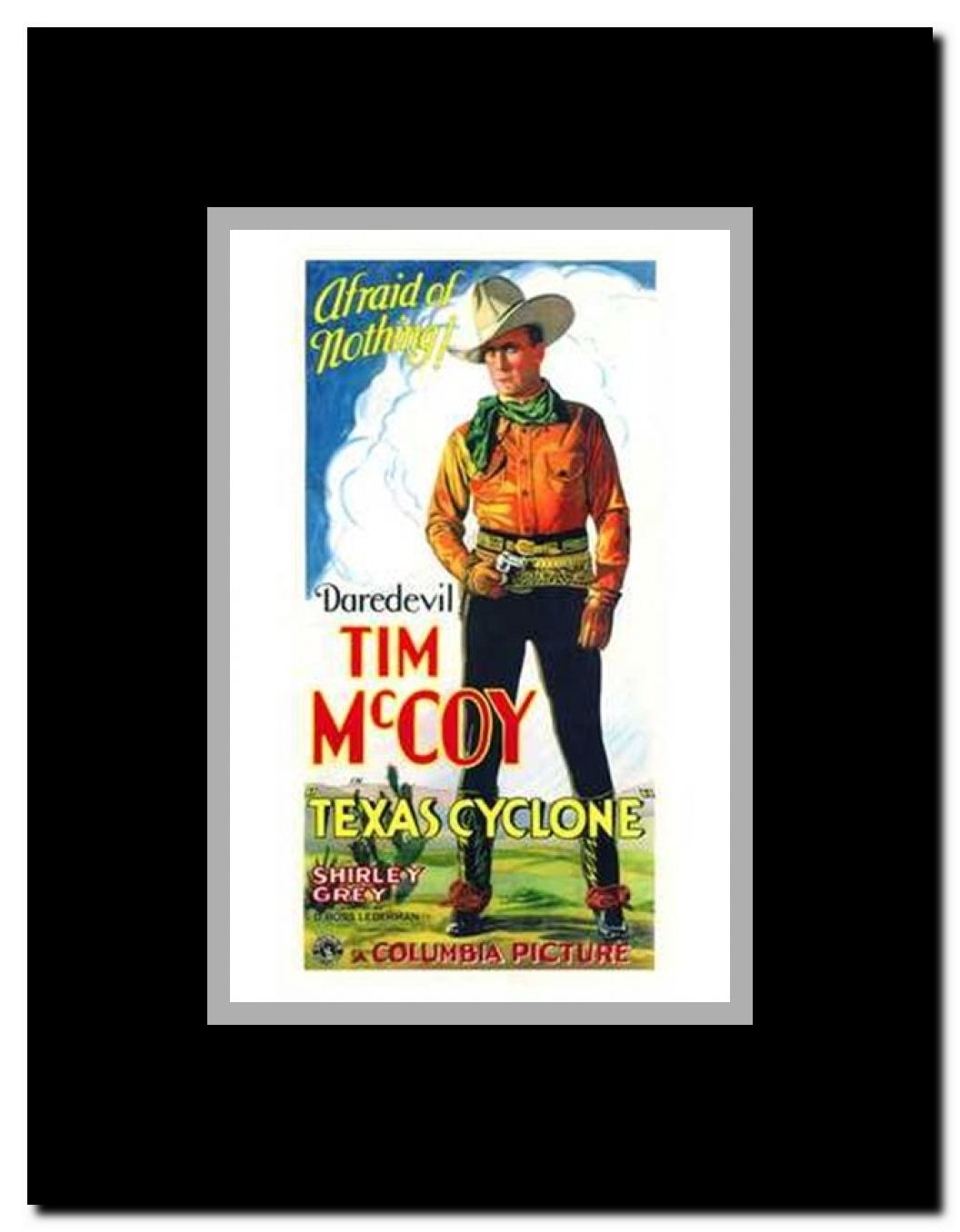 Texas Cyclone Framed Movie Poster