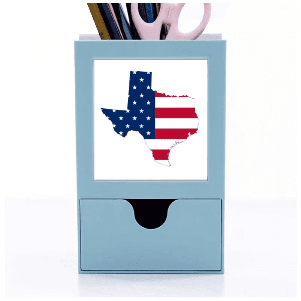 Texas Desk Supplies Organizer Pen Holder Card