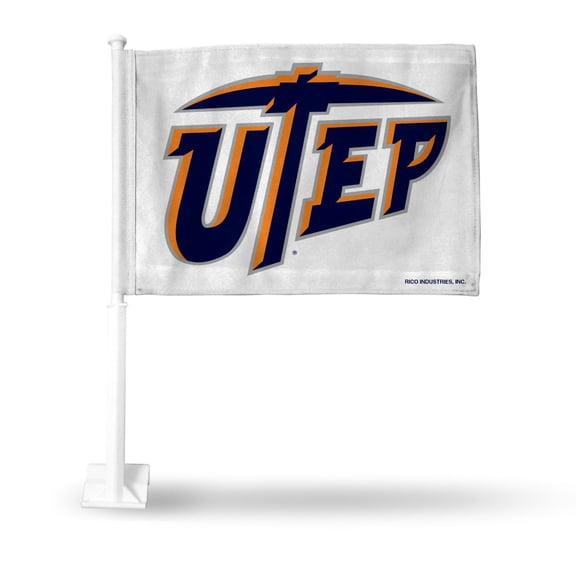 Texas El Paso UTEP NCAA Miners 14x19 Double Sided Window Mount Car Flag
