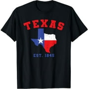 Texas Est. 1845 Texas Pride Home State Texan T-Shirt