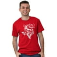 thumbnail image 1 of Texas Everything's Bigger State Shape Men's Graphic T Shirt Tees Brisco Brands X, 1 of 6