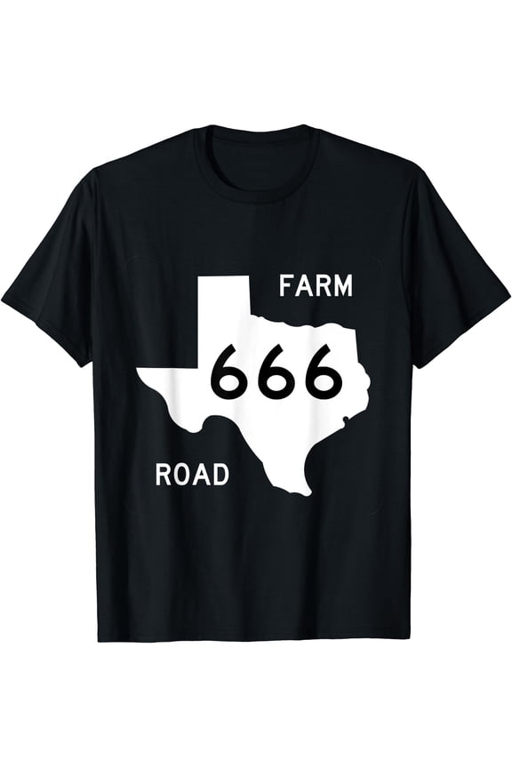 Texas Farm Road 666 T-Shirt, Unisex T-Shirt