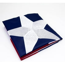 Texas Flag 3x5 Heavy Duty Outdoor - Embroidered Stars - Long Lasting Color Retention - Brass Grommets and 4 Stitch Hemming
